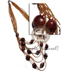 8 rows graduated golden brown