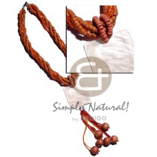 8 rows twisted - orange