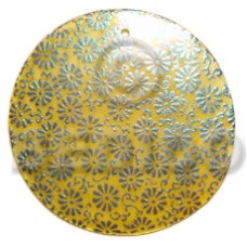 Round 40mm yellow hammershell