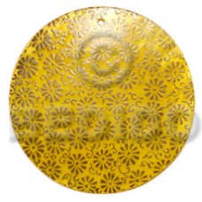 Round 40mm yellow hammershell