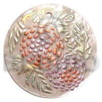 Round 40mm hammershell handpainted