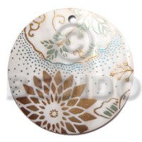 Round 50mm kabibe shell