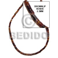 4-5mm heishi black pin