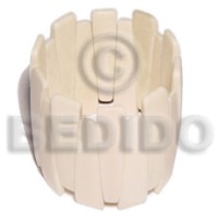 Bone elastic bangle ht=58mm