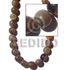 Natural horn . round beads