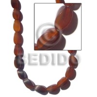 Twisted golden horn 17x9mm