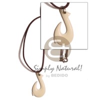 35mm white bone hook