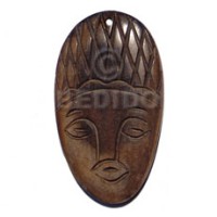 50mmx28mm burn bone aztec god