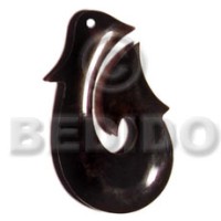 Horn fish hook 45mm