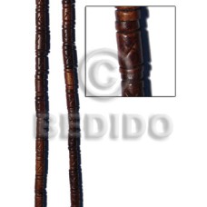 Antique dark horn tube