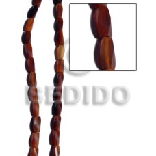 Golden horn amber twist 18mmx8mm