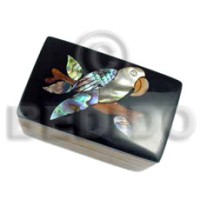 Wooden jewelry box inlaid