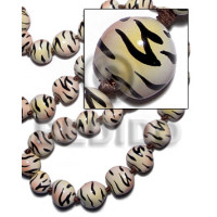 Kukui seeds in animal print