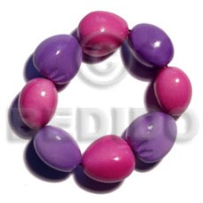 Elastic 8 pcs. kukui nuts