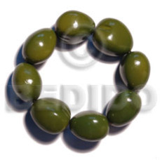Elastic 9 pcs. kukui nuts