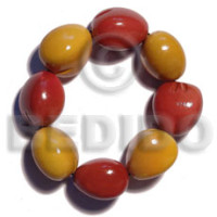 Elastic 8 pcs. kukui nuts