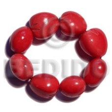 Elastic 9 pcs. kukui nuts