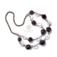 4-5mm coconut natural brown