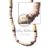 4-5mm coconut heishi bleach