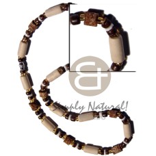 Natural white wood tube