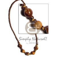 2-3mm coconut natural brown pukalet heishe