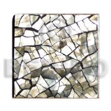 Flat 30mmx30mm square black