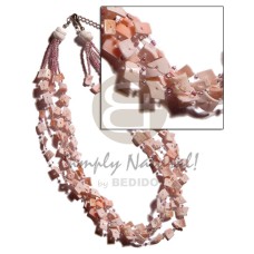 5 layer floating pink rose