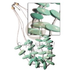 3 layers mint green slidecut