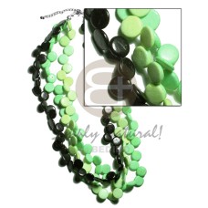 3 layers 10mm black lime green light