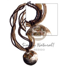 5 layers 2-3mm coconut heishe