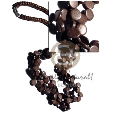 7-8mm coconut pokalet. natural brown