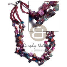 3 rows floating rainbow hammershell