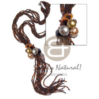 Scarf necklace 7 rows