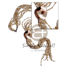 Scarf necklace 7 rows