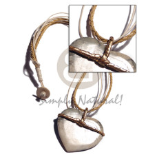 3 rows crème wax cord.braided