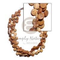 3 rows tan coconut sidedrill