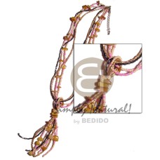 4 rows tassles glass