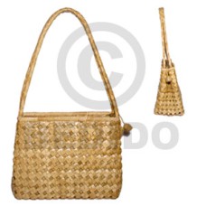 Pandan double zipper medium 10x5x8