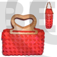 Coconut flower with lining red