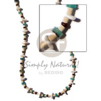 2-3mm coconut heishi bleach