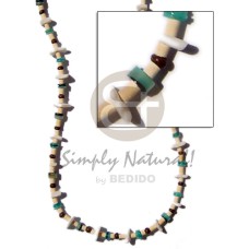 2-3mm coconut heishi bleach