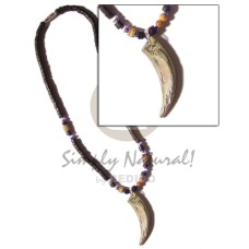 4-5mm black coconut heishe