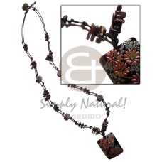 Rectangular 45mmx35mm handpainted rectangular blacktab