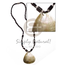 Black glass beads hematite