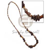 Glass beads nassa buri nuggets