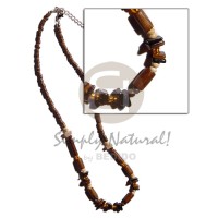 2-3mm natural brown coconut heishe