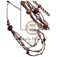 Brown tones 2 layers wax