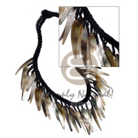 36pcs. dangling 32mmx8mm blacklip sticks