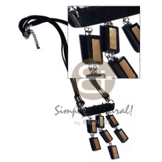 Dangling 7 pcs. 17mmx9mm laminated