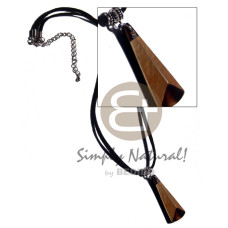 40mmx15mm laminated brownlip blacktab combination